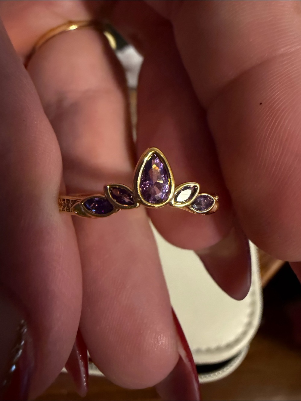 Pandora X Disney Frozen Queen Anna Tierra Ring (sz6)